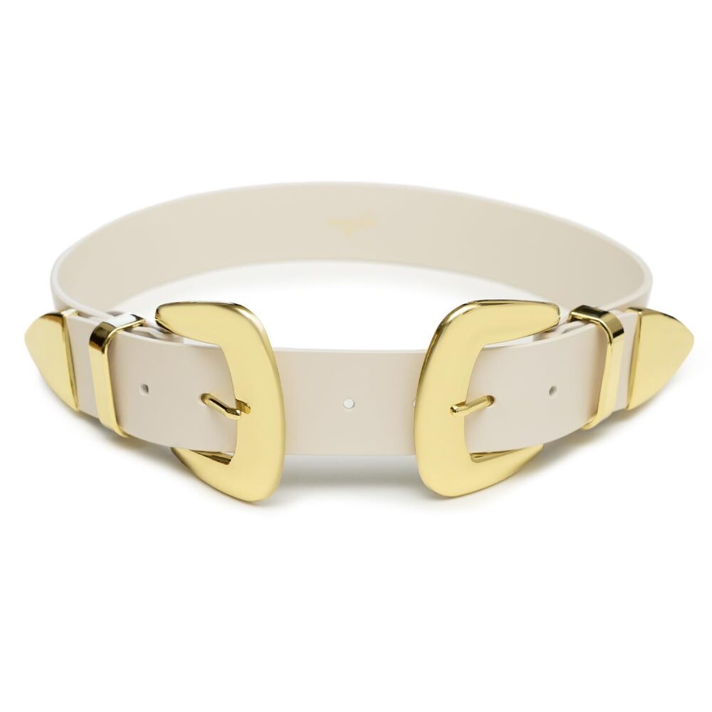 5323 Double Buckle Western Waist Belt For Women – Boho Cowgirl